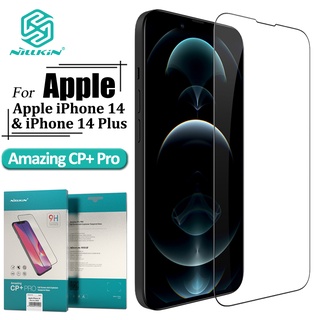 Kính Cường Lực NILLKIN 9H Bảo Vệ Toàn Màn Hình Chống Trầy &amp; Vân Tay Cho iPhone 14 / 14 Plus