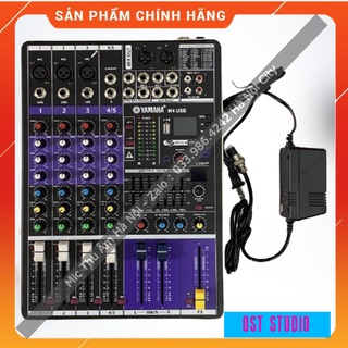 Bàn Mixer M4 USB  ⚡FREESHIP⚡ Hỗ Trợ Kết Nối Blutooth , Có Màn Hình LED Hiển Thị , Dễ Dàng Lắp Đặt . Bảo Hành 12 Tháng