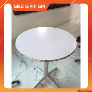 Bàn Tròn Cafe Eames Chân Trụ sơn tĩnh điện bền đẹp