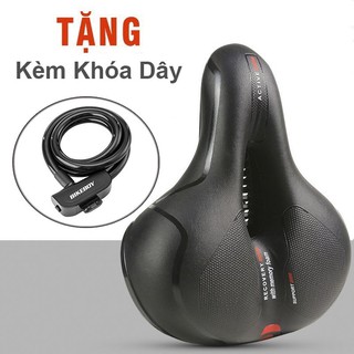 (Tặng Kèm Khóa Xe Chống Trộm) Yên Xe Đạp Êm Mông Thoáng Khí, Phụ Kiện Xe Đạp Bikeboy Cao Cấp, Găng Tay Đạp Xe