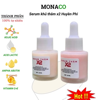 Serum thâm X2 Huyền Phi 20ml tác dụng khử thâm hiệu quả nách, bẹn, đầu gối, body giúp da trắng sáng tự nhiên
