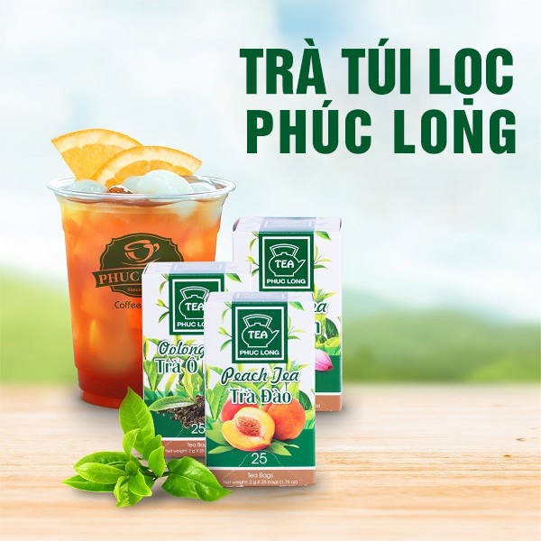 Trà đào túi lọc Phúc Long