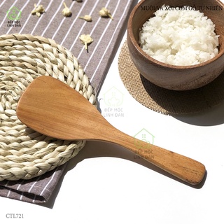 [Mã BMBAU50 giảm 10% đơn 99k] Muôi/vá gỗ tự nhiên an toàn cho sức khỏe_Xới cơm, vét bột, trộn đồ ăn (CTL721)