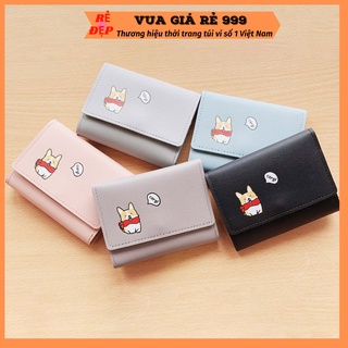 Ví nữ đẹp giá rẻ ngắn cầm tay mini nhỏ gọn dễ thương cute nhiều ngăn bỏ túi thời trang cao cấp VN76