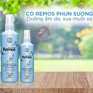 Xịt chống muỗi Remos bảo vệ da khỏi muỗi suốt 10h