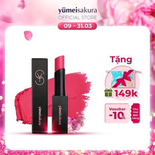 Son Lì Mịn Yumeisakura Matte Revolution Siêu Dưỡng màu Hồng Nguyên Bản YMS08 3.5gr