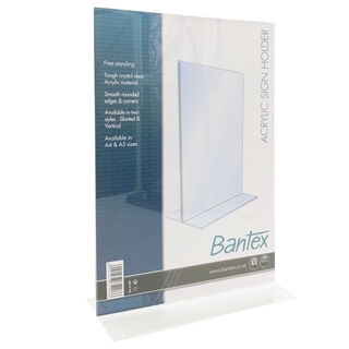 Bảng Nhựa Bantex Đứng Để Bàn A4 8854 08 - Bantex