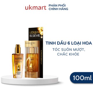 Dầu Dưỡng Tóc L'Oreal Tinh Dầu Hoa Tự Nhiên Elseve Extraodinary Oil 100ml