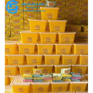 [Mua 10 TẶNG thùng nhựa] Khăn giấy ướt Vịt Vàng loại 80 tờ - hàng nội địa trung cao cấp G357-KGVitVang