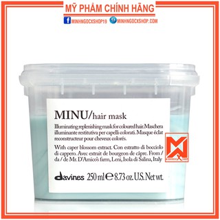 Mặt nạ tóc dành cho tóc nhuộm DAVINES MINU 250ml chính hãng