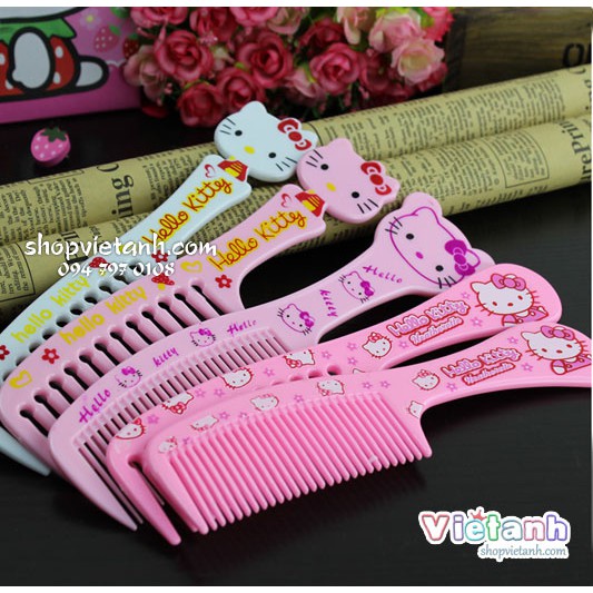 Lược chải tóc Kitty người lớn ( ảnh thật )