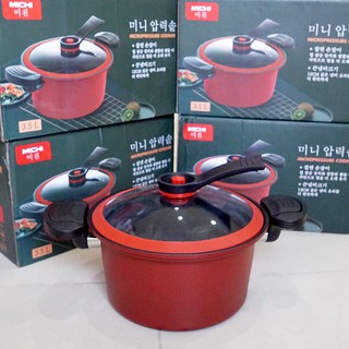 [Nhập Khẩu] Nồi áp suất đa năng từ Hàn Quốc Michi nấu được bếp từ, hầm xương, hầm gà, nấu nhanh