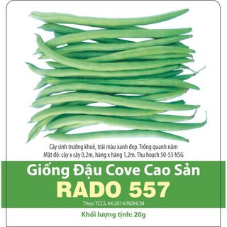 Hạt giống đậu cove dành cho gia đình