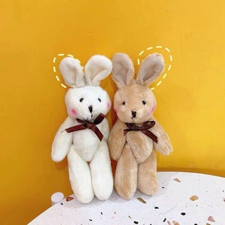 Móc khoá THỎ bông mini trang trí hộp quà