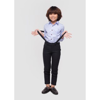 Quần yếm dài BT caro đen trắng Jadiny