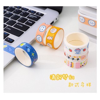Băng dính trang trí, washi tape cuộn lẻ