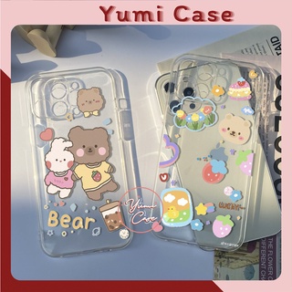 Ốp điện thoại cho Iphone Samsung Vsmart Oppo Huawei Xiaomi Vivo Nokia Realme Poco Redmi GẤU 5-6 Yumi Case