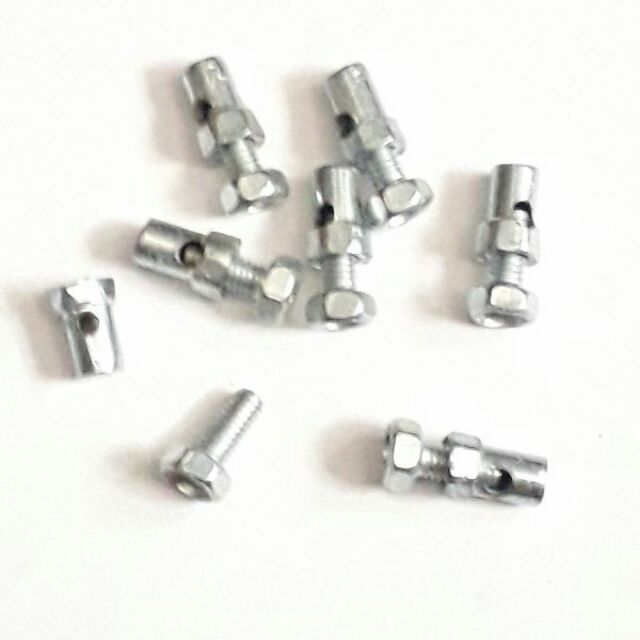 Ốc siết cáp xe đạp lổ 2ly - 10con