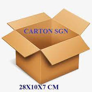 Thùng Carton 28x10x7 cm