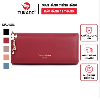 Ví dài nữ cầm tay chính hãng TALIAN đựng tiền điện thoại nhiều ngăn phong cách Hàn Quốc da cao cấp cực đẹp giá rẻ TL39
