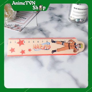 Thước Kẻ Nhựa phủ nhũ Anime/Manga Naruto - Nhiều mẫu In hình siêu xinh