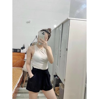 Quần rayon đen cho mẹ - RABBITSHOP
