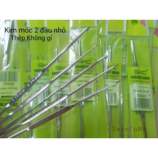 Kim móc len 2 đầu SKC bằng thép không gỉ, size nhỏ