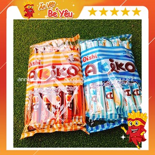 Bánh que akico Oishi 2 vị sữa và cafe moka