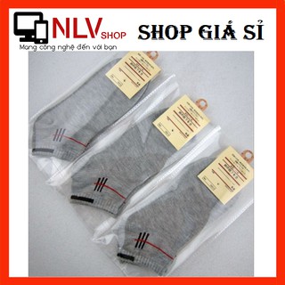 Tất sọc Hàn Quốc - Vớ sọc Korea Màu Xám #nlvshop2016 (1 cặp)