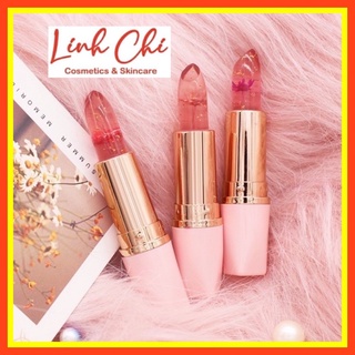 Son Dưỡng  Môi Thạch Ướp Cánh Hoa Tạo Môi Hồng Tự Nhiên
