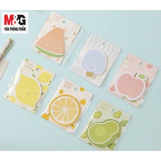 Giấy Ghi Chú M&amp;G YS-399 3*3 thân màu ,có hình trái cây- 1 cái (giao màu ngẫu nhiên)