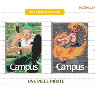 ( GIAO HỎA TỐC) VỞ KẺ NGANG 200 TRANG CÓ CHẤM ONE PIECE PIRATES