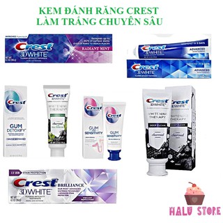 Kem Đánh Răng CREST 3D WHITE BRILLIANCE 116g - MỸ