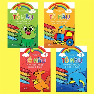 [Mã LIFEMALL995 giảm 10% đơn 99K] Sách - Bộ Tô màu phát triển não bộ cho bé 1-3 tuổi (có cuốn lẻ )