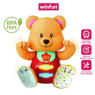 Đồ chơi hình gấu bear có nhạc 0617 hiệu Winfun
