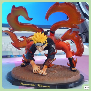 MÔ HÌNH UZUMAKI NARUTO MODE 4 ĐUÔI 20CM