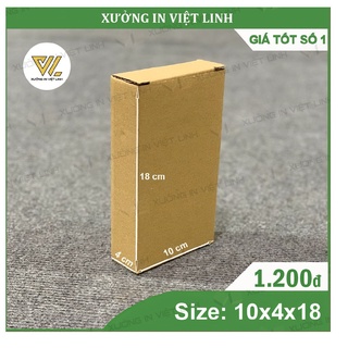 [Giá gốc tận xưởng] Kích thước18x10x4 Hộp Carton Đóng Hàng