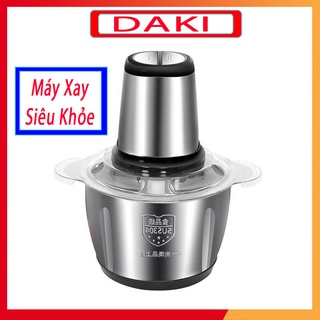 [ BH 1 năm ] Máy Xay Thịt FOOD PROCESSOR HDA Cối Inox Đa Năng Dao 4 Lưỡi - Dung Tích 2 lít