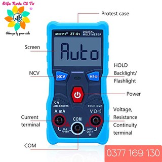 Đồng hồ vạn năng tự động ZOYI S2