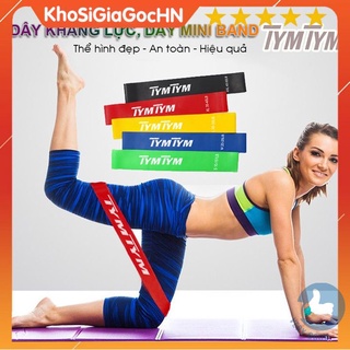 Dây kháng lực tập chân mông, dây mini Band, phụ kiện tập gym, đồ dùng thể thao tại nhà đa năng, vòng cao su đàn hồi