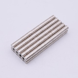Com bo ( 100 viên nam châm đất hiếm siêu mỏng 6x1mm )