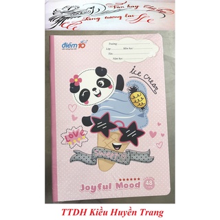 Vở 4 ô ly Thiên Long TP-NB001,TP-NB002 Joyful Mood chống lóa