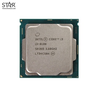CPU Intel Core i3 8100 (3.60GHz, 6M, 4 Cores 4 Threads) TRAY chưa gồm Fan