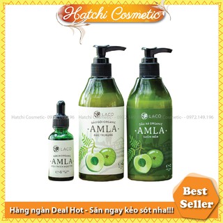 Bộ 3 Sản Phẩm Dầu Gội - Xả - Serum Ngăn Ngừa Rụng Tóc Amla