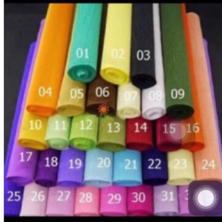 Combo 20 cuộn giấy nhún khách tuỳ ý chọn màu