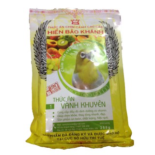 Cám Hiển Bảo Khánh Vành Khuyên Dưỡng - Thay Lông (Số 1) 200g - Thức Ăn Chim Cao Cấp