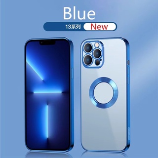 Ốp Điện Thoại Từ TPU Mềm Mạ Màu Bảo Vệ Toàn Diện Cho i13 Pro Max i12 12 Pro Max 11 11 Pro Max