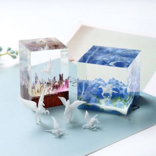 Mô hình Thiên Mã - Trang trí Resin