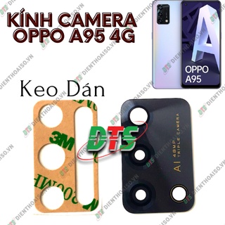 Kính camera oppo a95 4g kèm keo dán