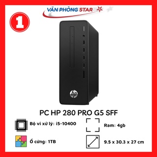 PC HP 280 PRO G5 SFF (I510400/8GB RAM/1TB HDD/WL+BT/K+M/WIN 10)